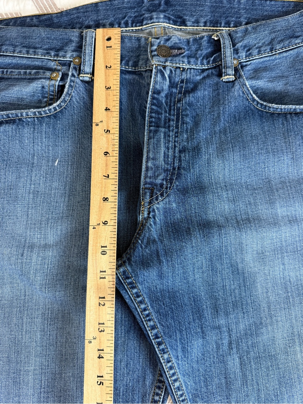 Polo Ralph Lauren Jeans 867 Classic Fit Blue Denim Mens 33x32 Vintage Style - Picture 4 of 8
